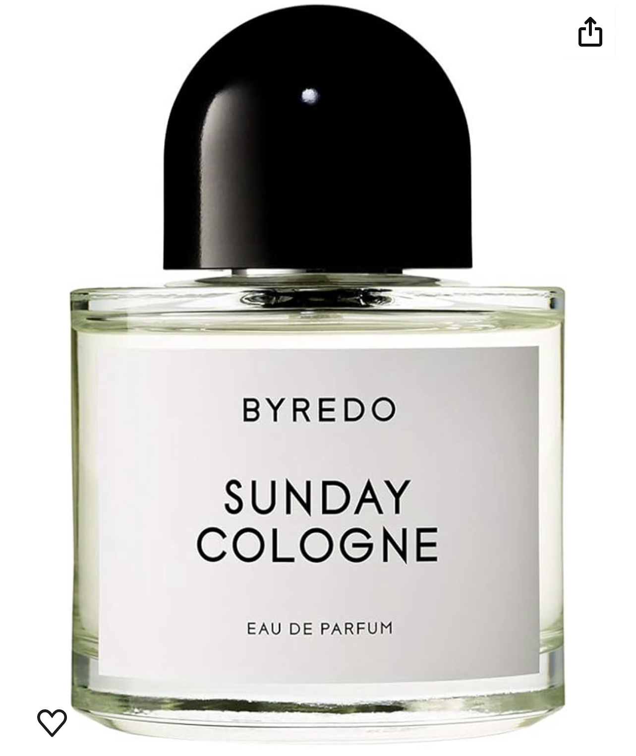 Sunday Cologne de Byredo.