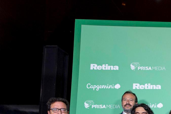 La reina Letizia, junto a la presidenta del Congreso, Francina Armengol, la ministra de Igualdad, Ana Redondo, y el ministro para la Transformación Digital y de la Función Pública, Óscar López, preside la entrega de la IV edición de los 'Premios Retina Eco'.