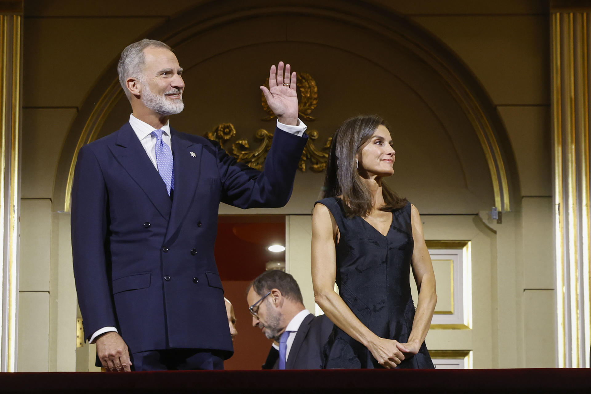 Los Reyes Felipe VI y Letizia asistieron a la inauguración de la temporada 2024/2025 del Teatro Real.