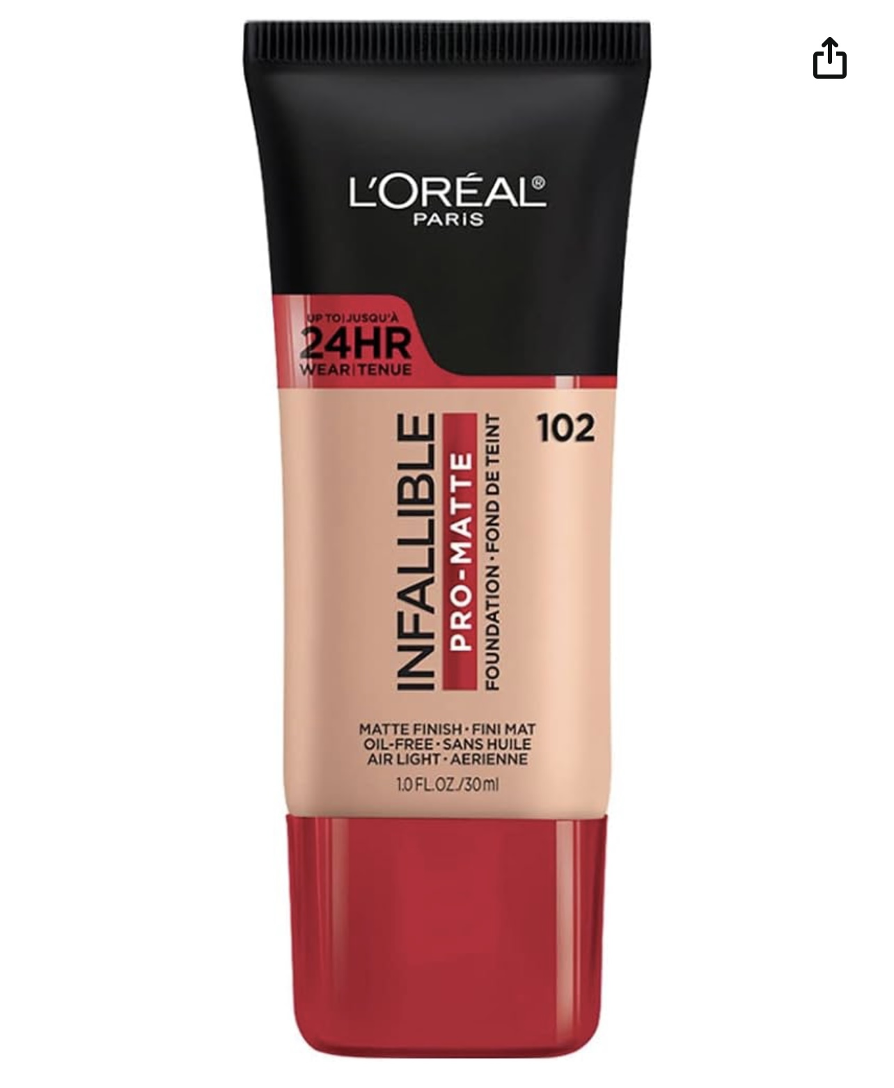 Base de maquillaje de L’Oréal.