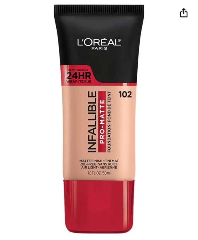 Base de maquillaje de L’Oréal.