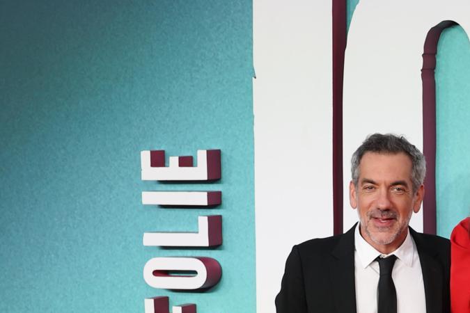 Todd Phillips, Lady Gaga y Joaquin Phoenix en el estreno de 'Joker: Folie a Deux'.