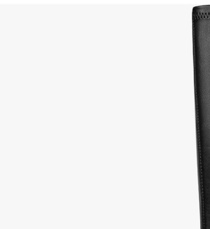 Botas de cuero con plataforma disponibles en Amazon.