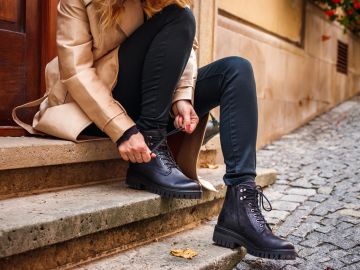 Las botas de cuero forman parte de las tendencias para el otoño.
