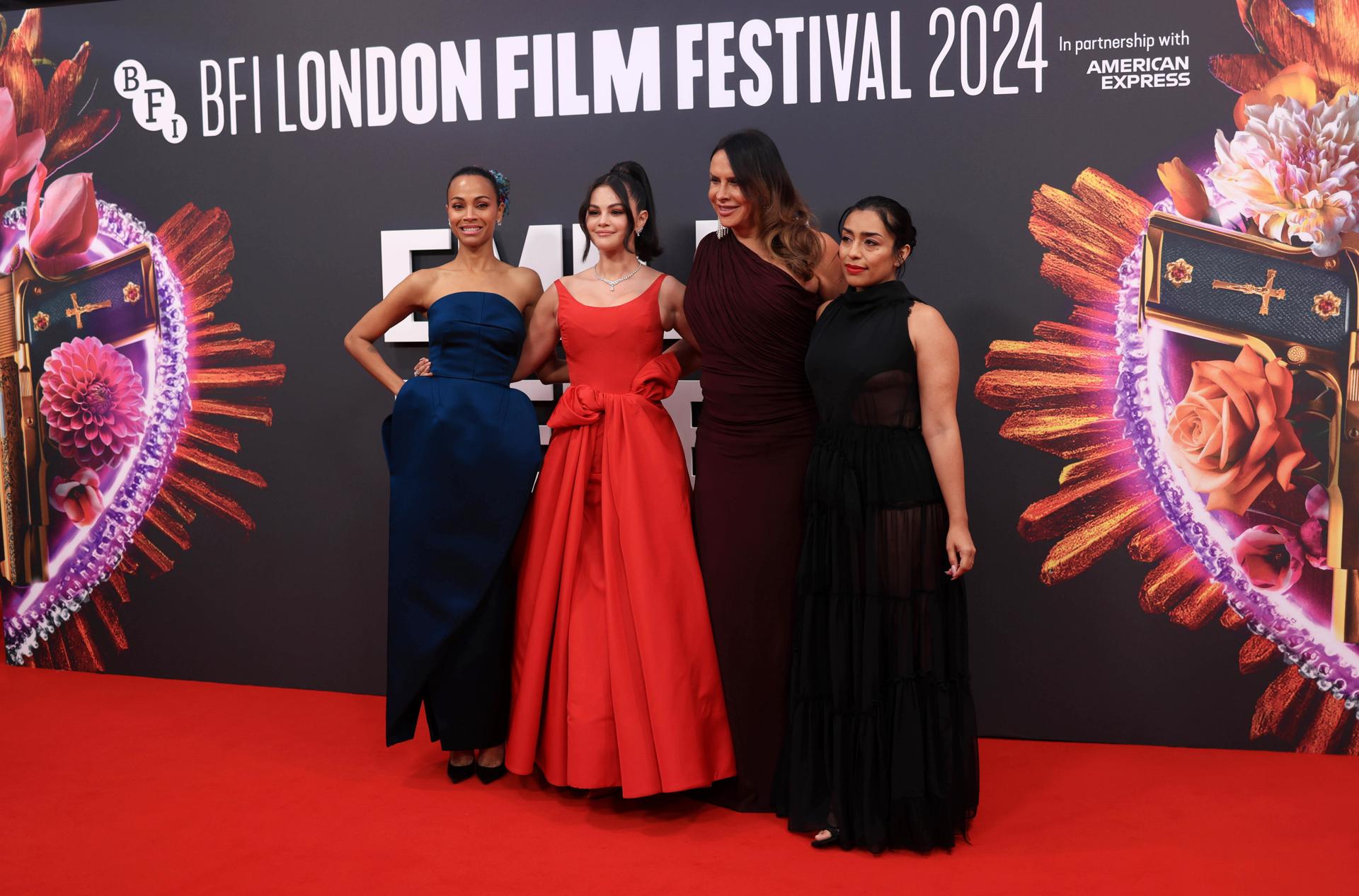 Selena Gómez en el Festival de Cine BFI que se realizó en Londres.