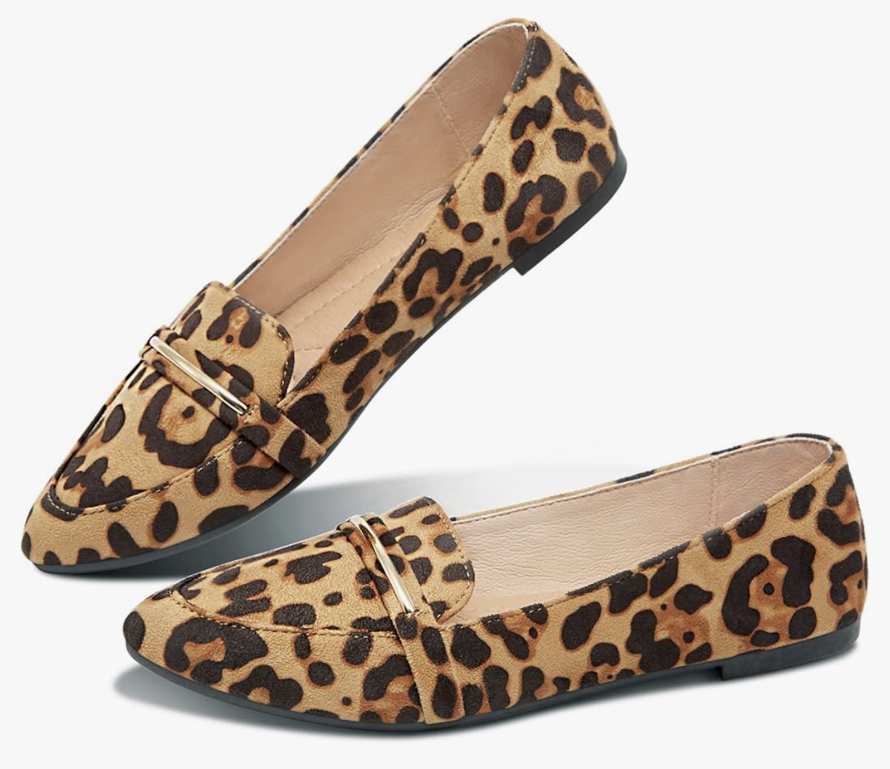 Zapatillas animal print de leopardo.