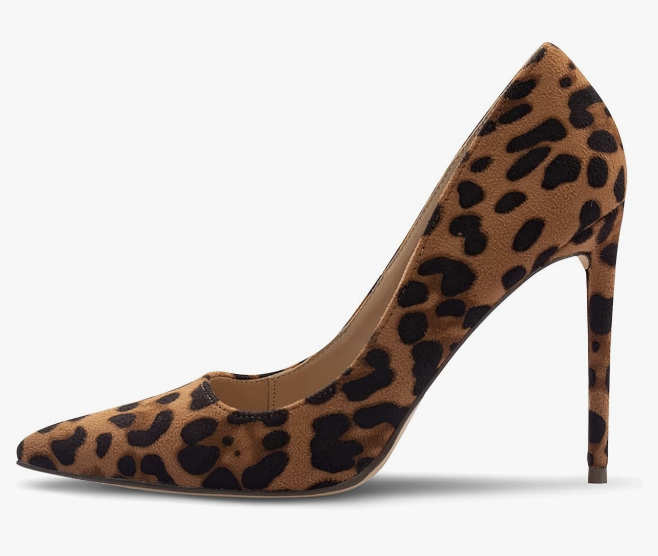 Tacones animal print de leopardo.