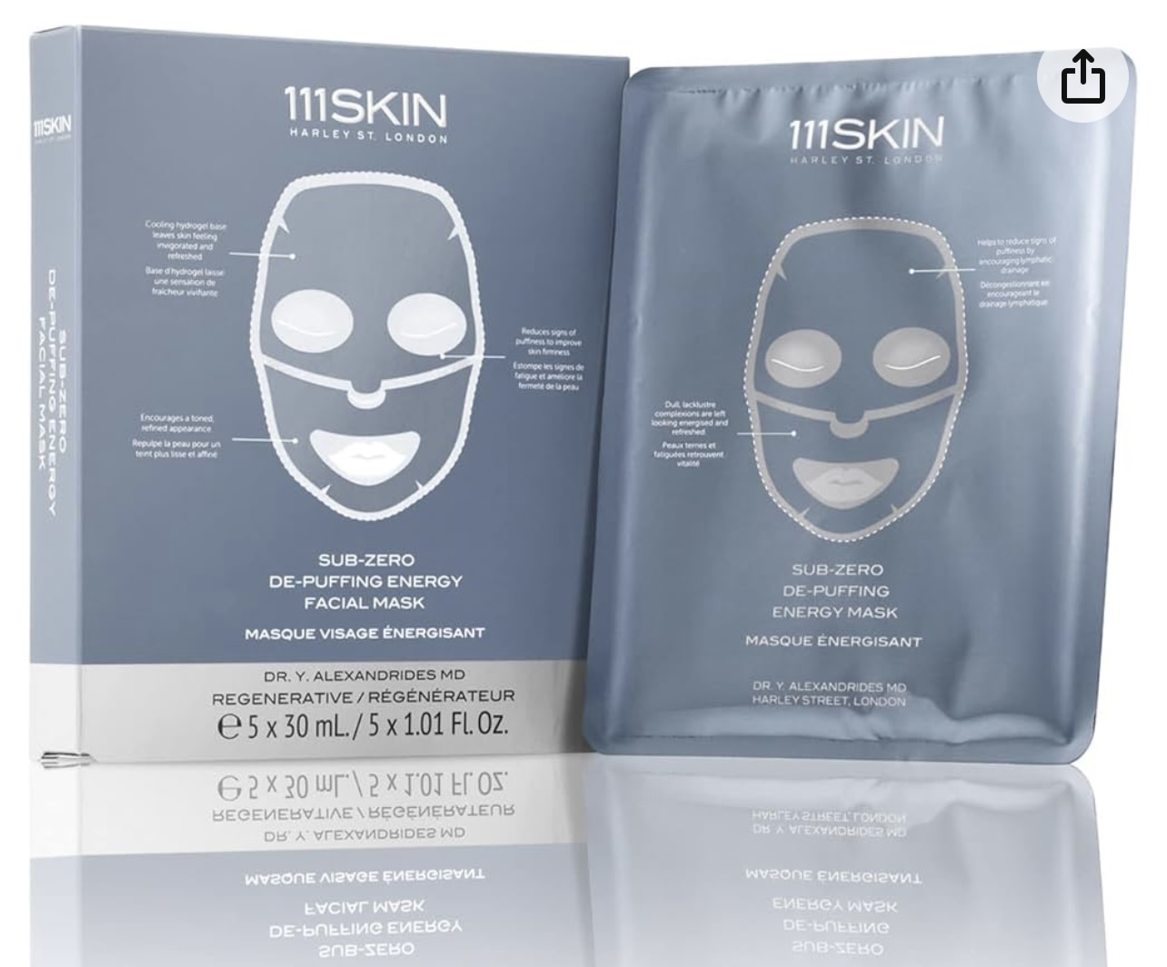 Cryo De-Puffing Mask de 111Skin.