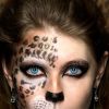 El maquillaje de leopardo es la tendencia para la fiesta de Halloween.