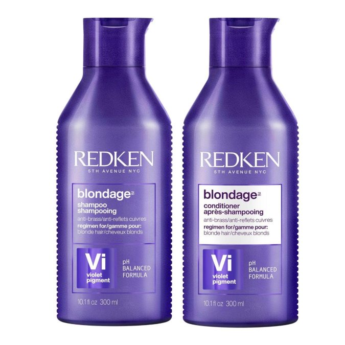 shampoo y acondicionador Blondage de la marca Redken