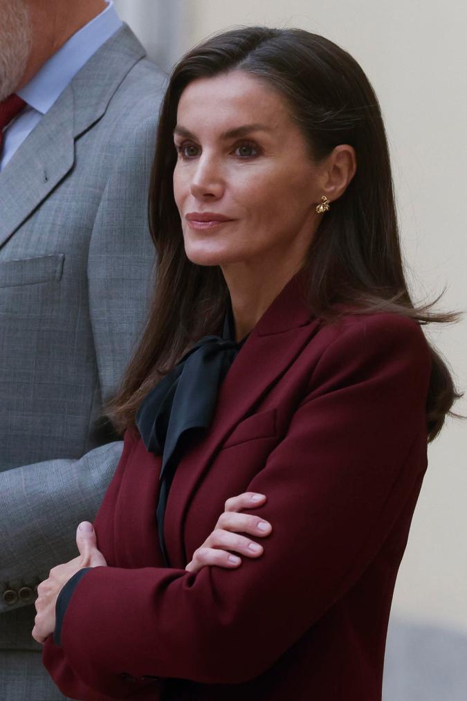 La reina Letizia durante la recepción que ofrecen a los deportistas olímpicos y paralímpicos participantes en los juegos olímpicos de París 2024.