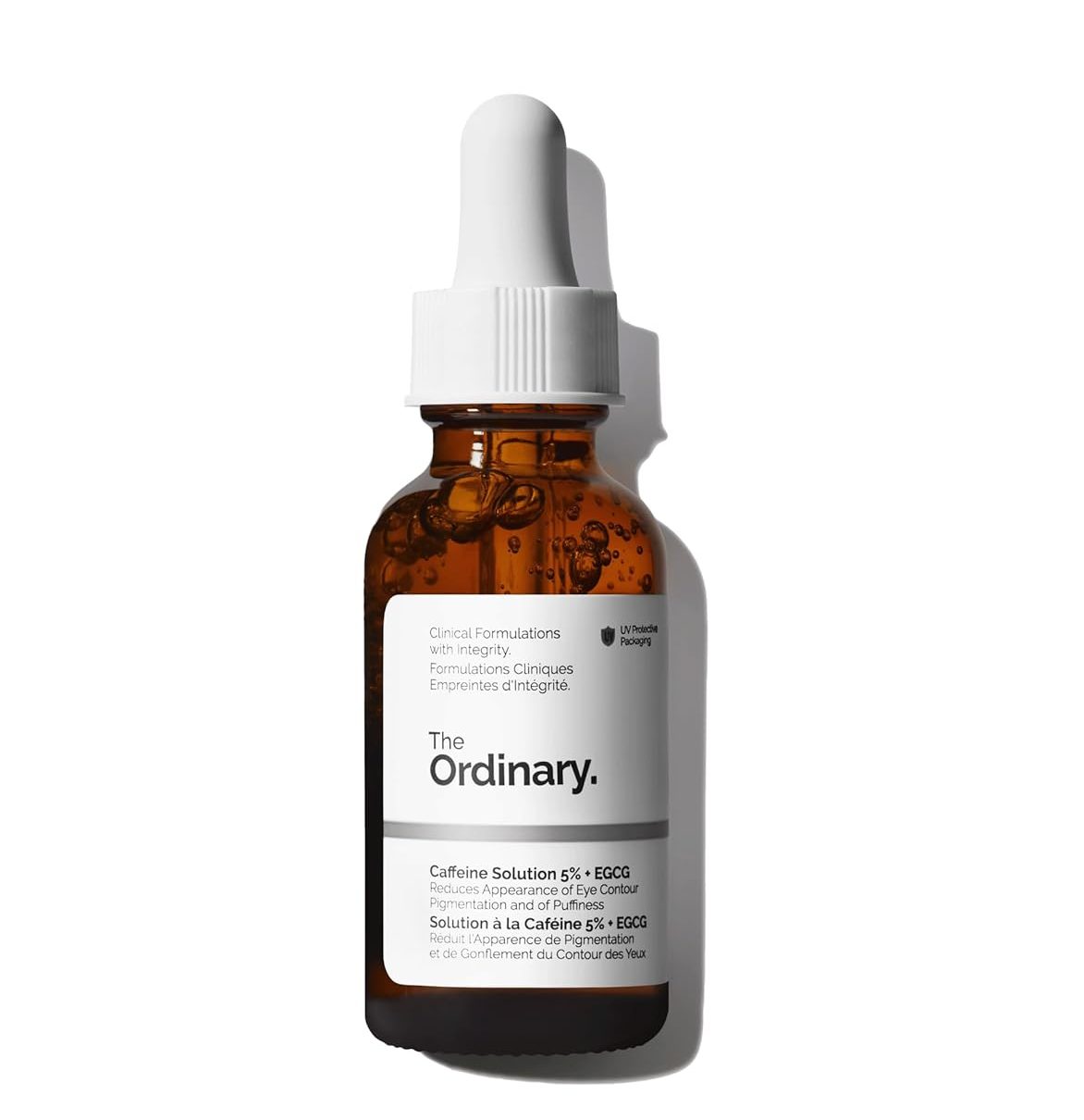 Caffeine Solution 5% + EGCG de The Ordinary.