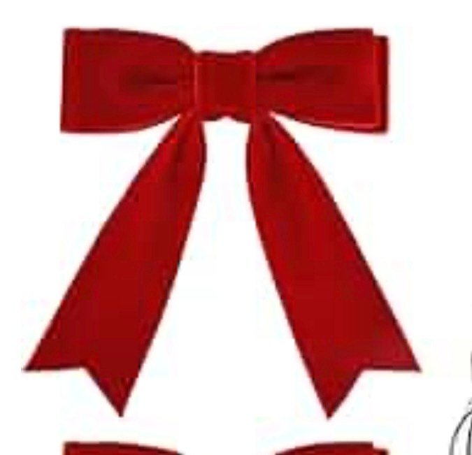 Lazos rojos para Navidad disponibles en Amazon.