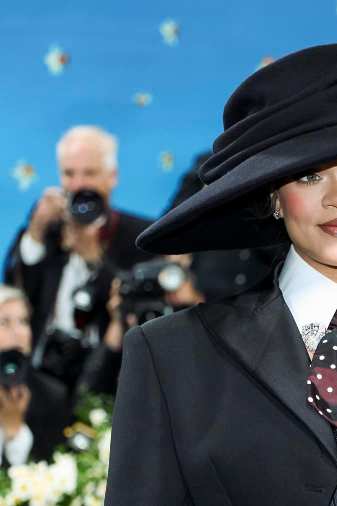 Rihanna en la  MET Gala 2025. 