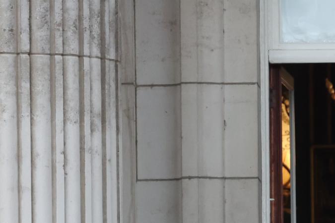 La princesa Ana de Gran Bretaña, el rey Carlos III, la reina Camila, el príncipe Guillermo de Gales, el príncipe Jorge, el príncipe Luis, la princesa Catalina de Gales y la princesa Carlota, en el balcón del Palacio de Buckingham.