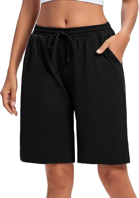 Shorts largos deportivos de Asimoon, disponibles en Amazon