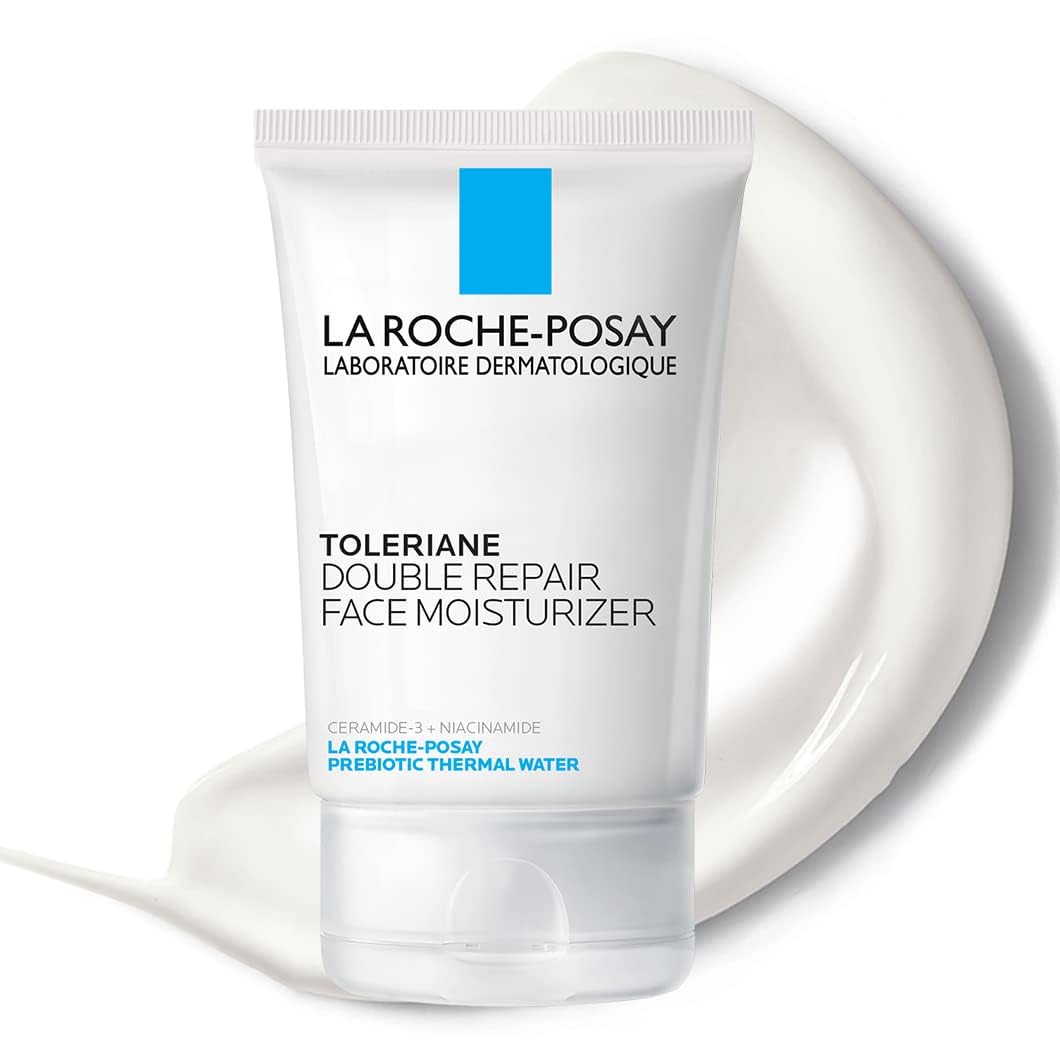 Toleriane Double Repair Face Moisturizer de La Roche Posay.
