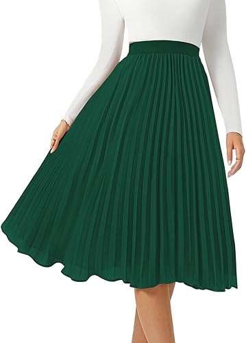 Falda Midi de Slowcolin, disponible en Amazon.