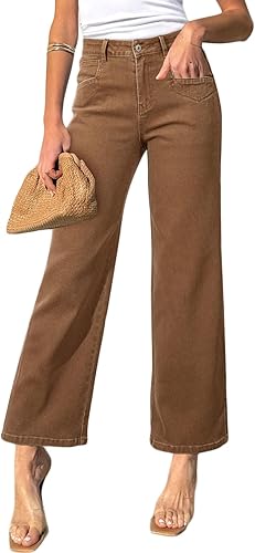 Pantalón marrón de Sidefeel, disponible en Amazon.