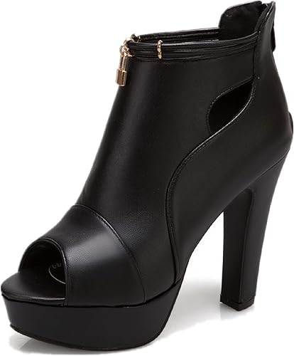 Women's Peep-Toe Sandals Platform de Fereshte, disponible en Amazon.