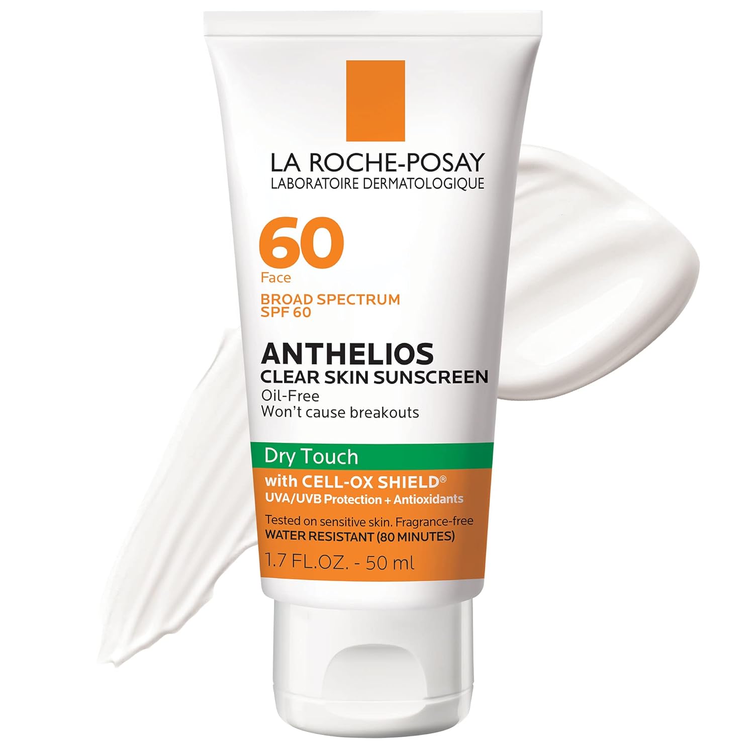 Anthelios Clear Skin Sunscreen de La Roche Posay, disponible en Amazon.